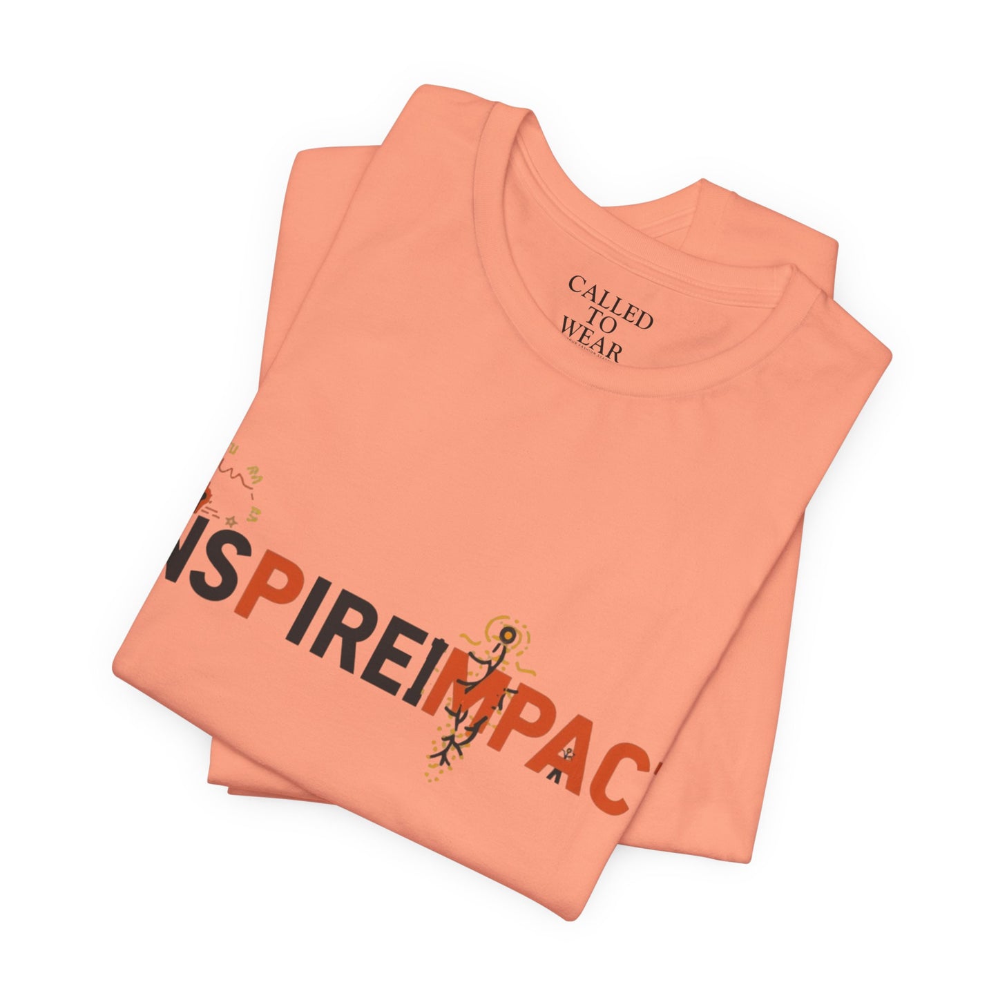 Inspire Impact graphic Tee | Inspirational typography t-shirt