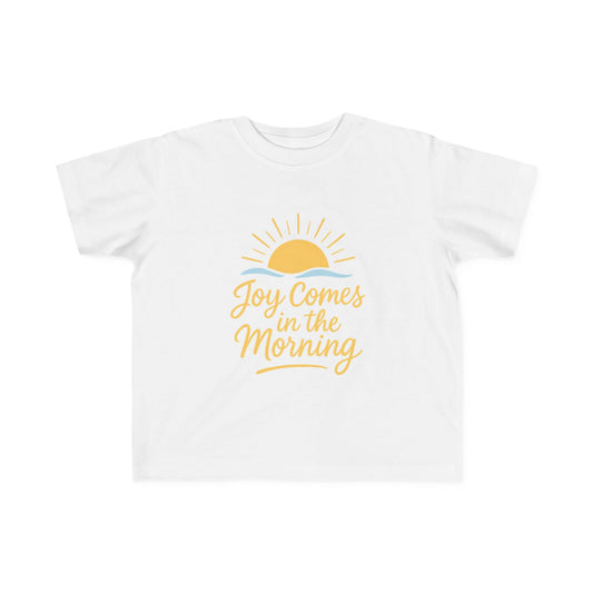 Joyful Sunrise Toddler Tee, Kids T-Shirt, Baby Gift, Inspirational Tee, Spring/Summer Wear, Playful Apparel