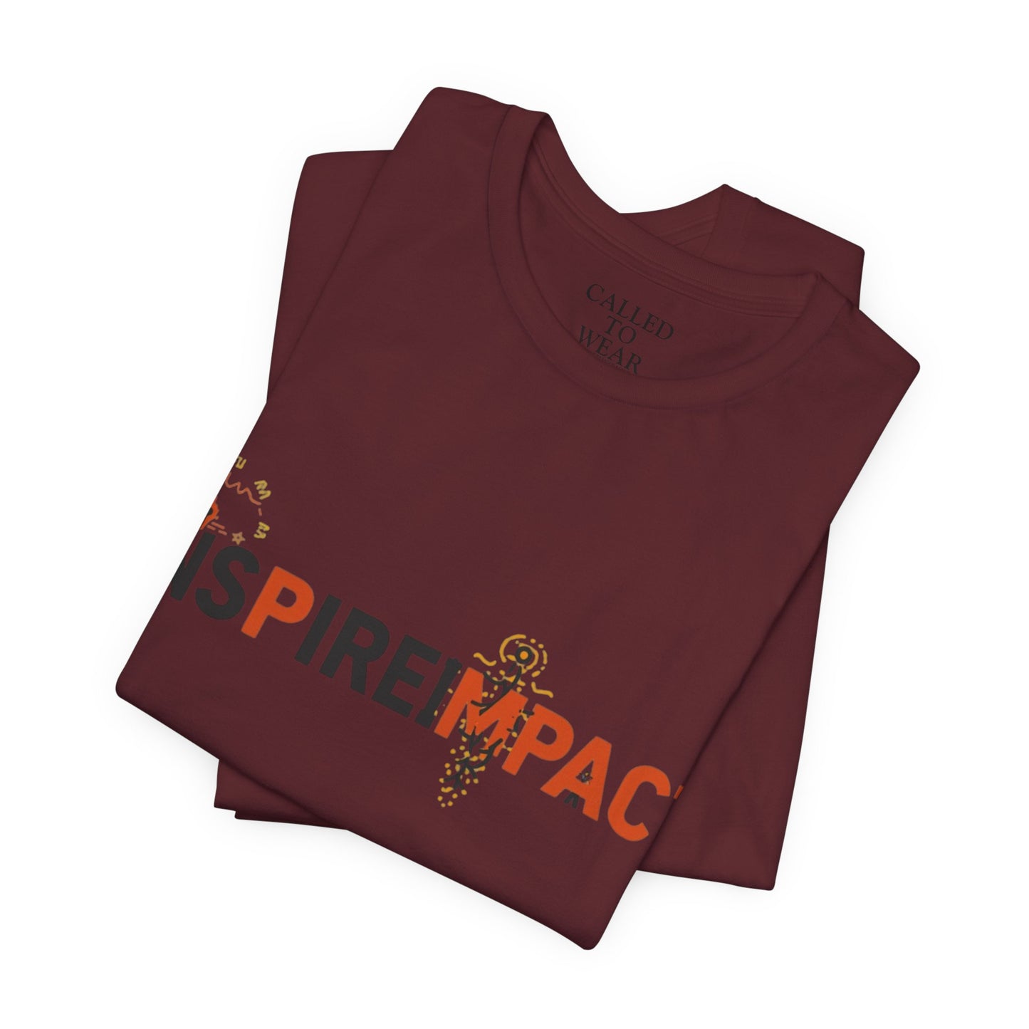 Inspire Impact graphic Tee | Inspirational typography t-shirt