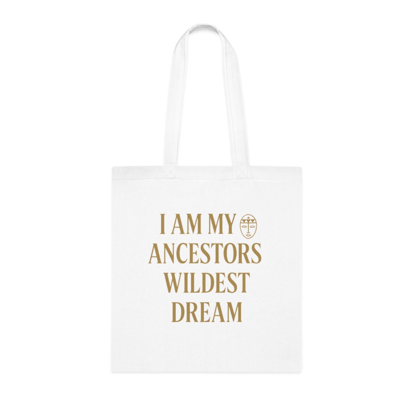 Ancestors' Dream Cotton Tote | Eco-Friendly Inspirational Bag