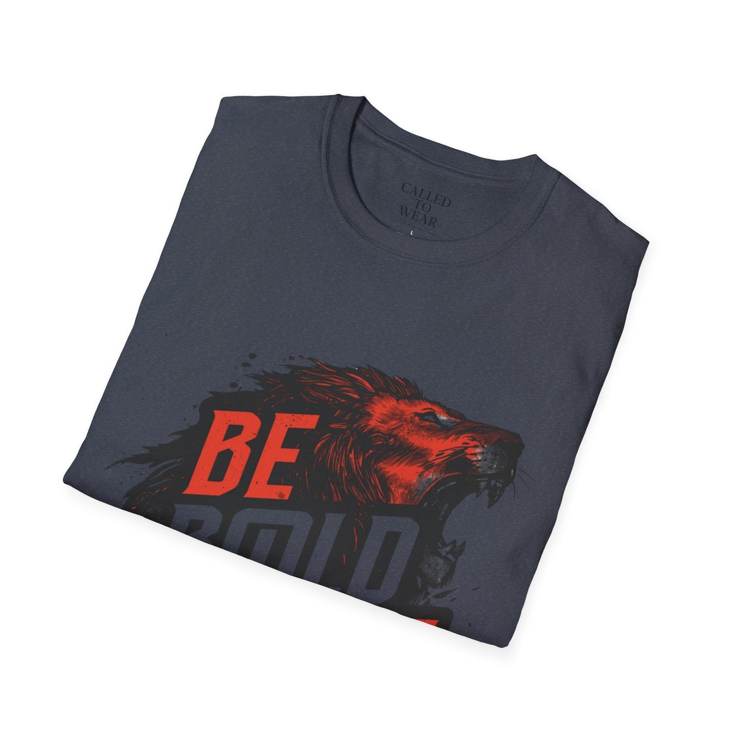 Be Bold in Christ Wolf Graphic T-Shirt | Faith Statement Tee