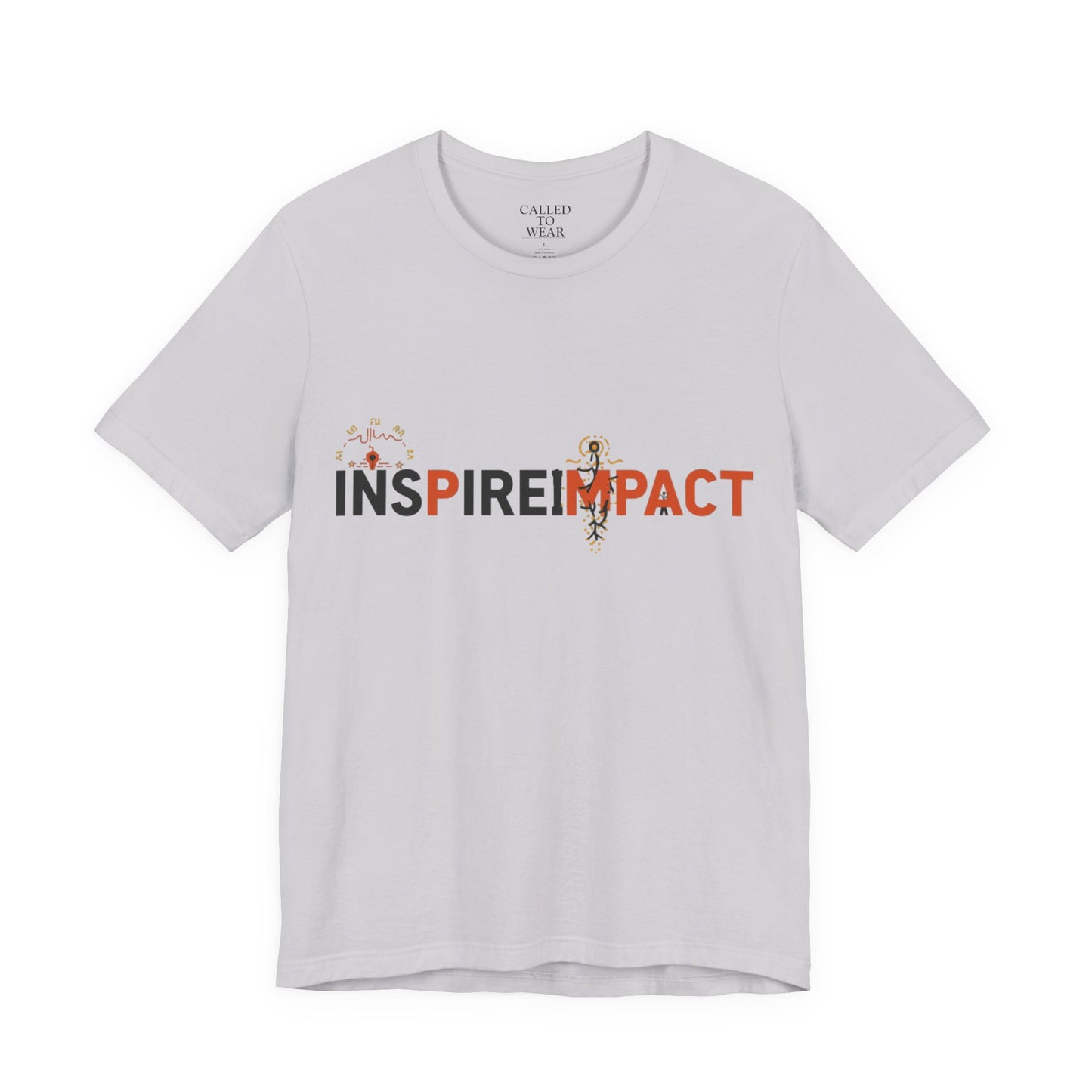 Inspire Impact graphic Tee | Inspirational typography t-shirt