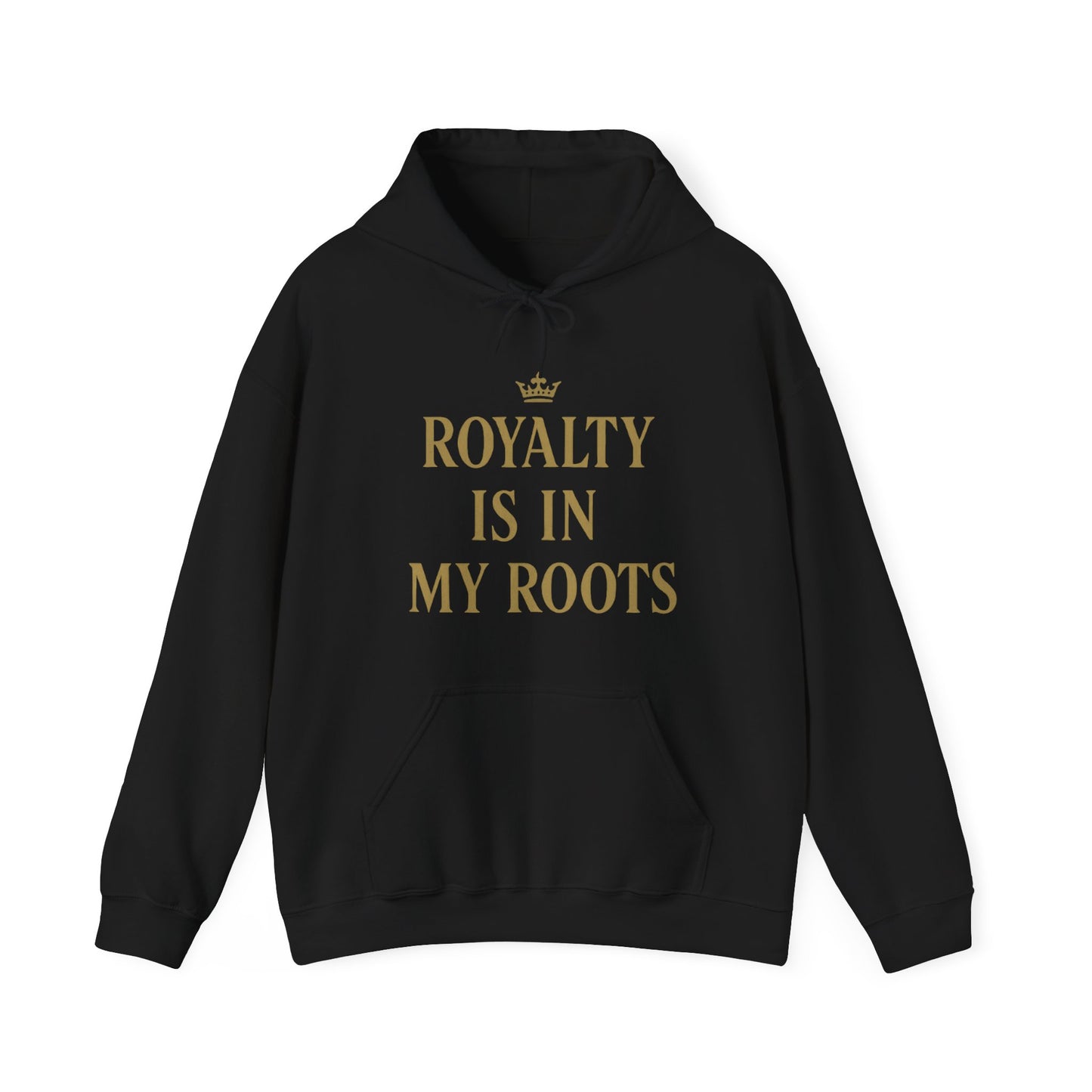 Royalty Roots Hoodie - Unisex Heavy Blend Sweatshirt, Gift for Her, Cozy Wear, Casual Fashion, Statement Piece, Birthday Gift