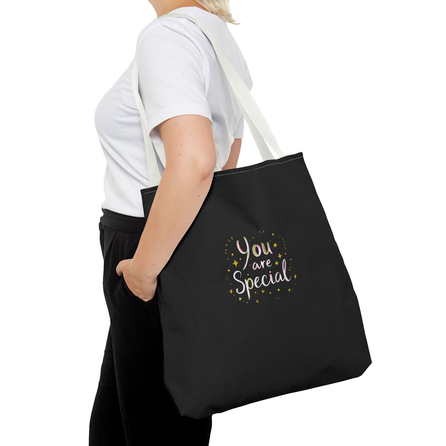 You Are Special Tote Bag | Inspirational Typography, Dotted Accent