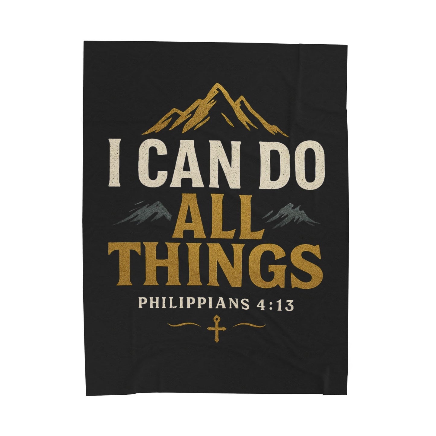 Inspirational Velveteen Plush Blanket with 'I Can Do All Things' Quote, Cozy Living Room Decor, Motivational Gift, Perfect for Home & [...]