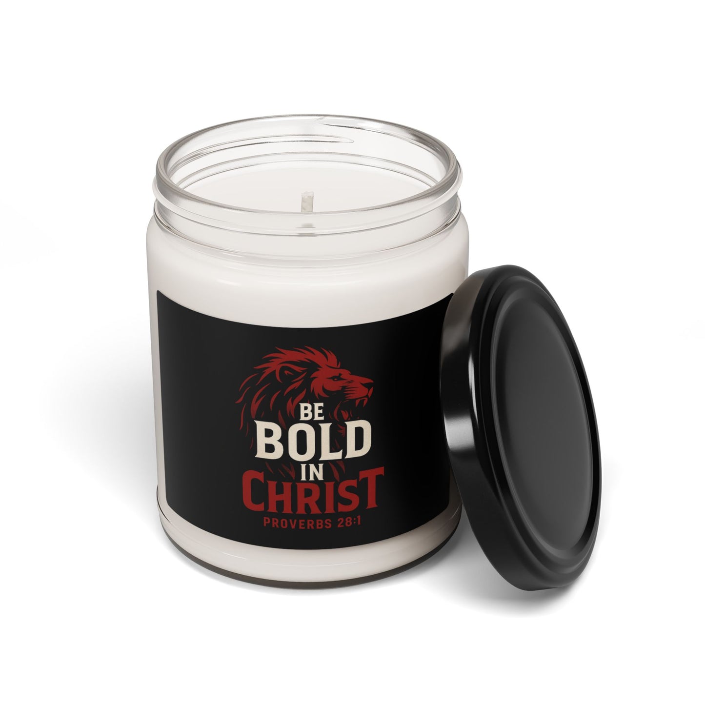 Be Bold in Christ Scented Soy Candle, Faith-Based Home Decor, Relaxation Gift, Christian Candle, Inspirational Gift Idea