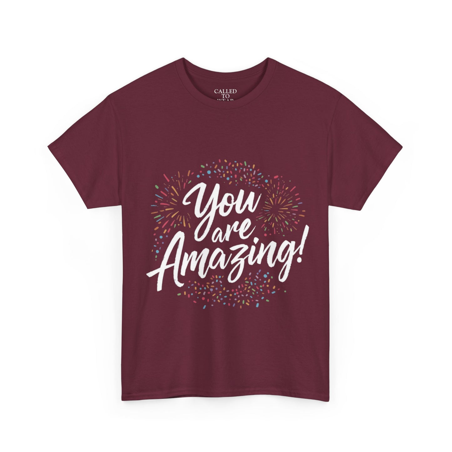 You Are Amazing! Tee | Encouragement Shirt, Confetti Graphic